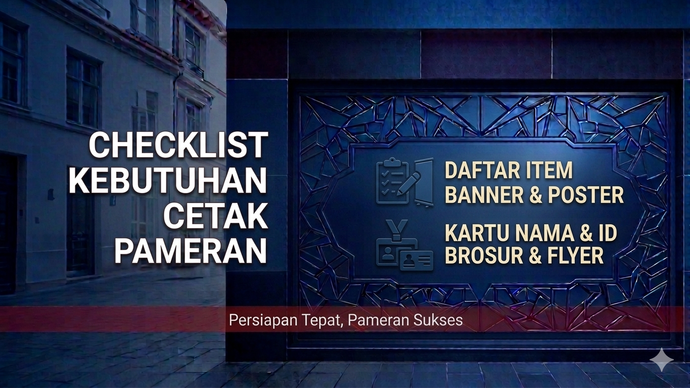 Checklist Pameran